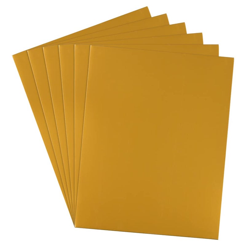 JAM Paper مجلدات مدرسية لامعة مزدوجة الجيب من JAM PAPER - حجم رسالة - ذهب لامع - عبوة 50/صندوق - Image 5